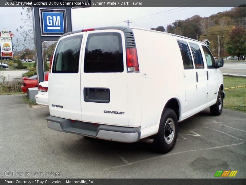Summit White / Dark Pewter 2002 Chevrolet Express 3500 Commercial Van