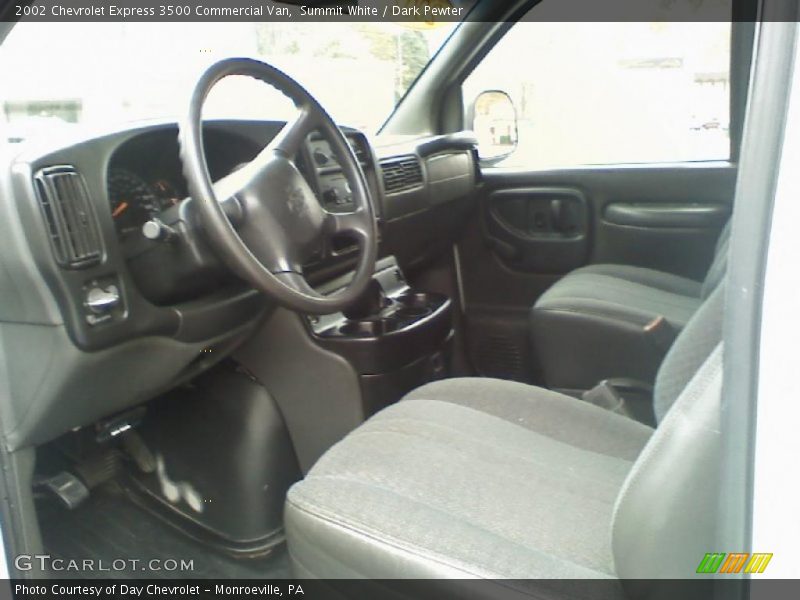 Summit White / Dark Pewter 2002 Chevrolet Express 3500 Commercial Van