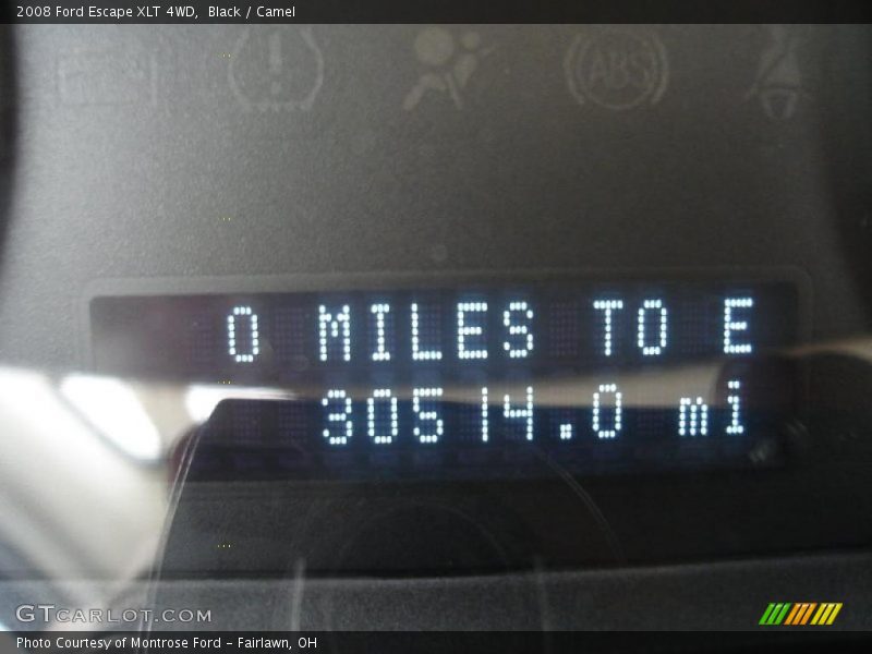 Black / Camel 2008 Ford Escape XLT 4WD