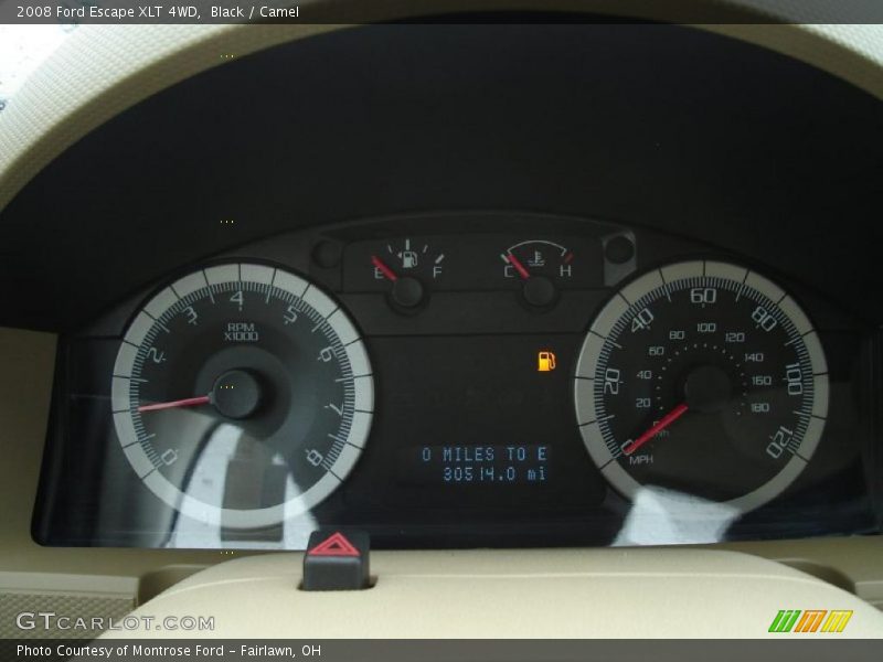 Black / Camel 2008 Ford Escape XLT 4WD