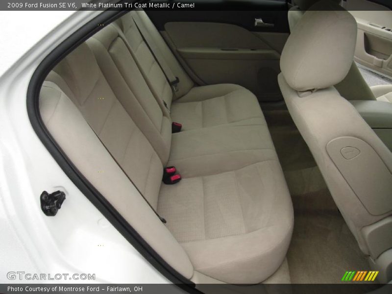 White Platinum Tri Coat Metallic / Camel 2009 Ford Fusion SE V6