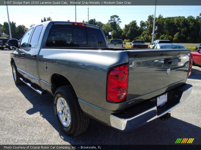 Mineral Gray Metallic / Medium Slate Gray 2007 Dodge Ram 1500 Laramie Quad Cab