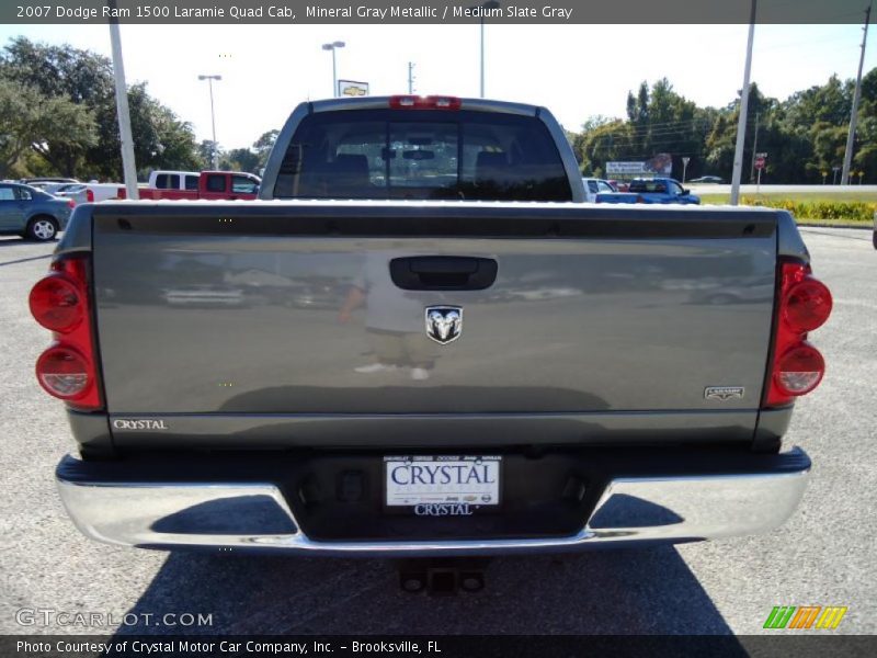 Mineral Gray Metallic / Medium Slate Gray 2007 Dodge Ram 1500 Laramie Quad Cab