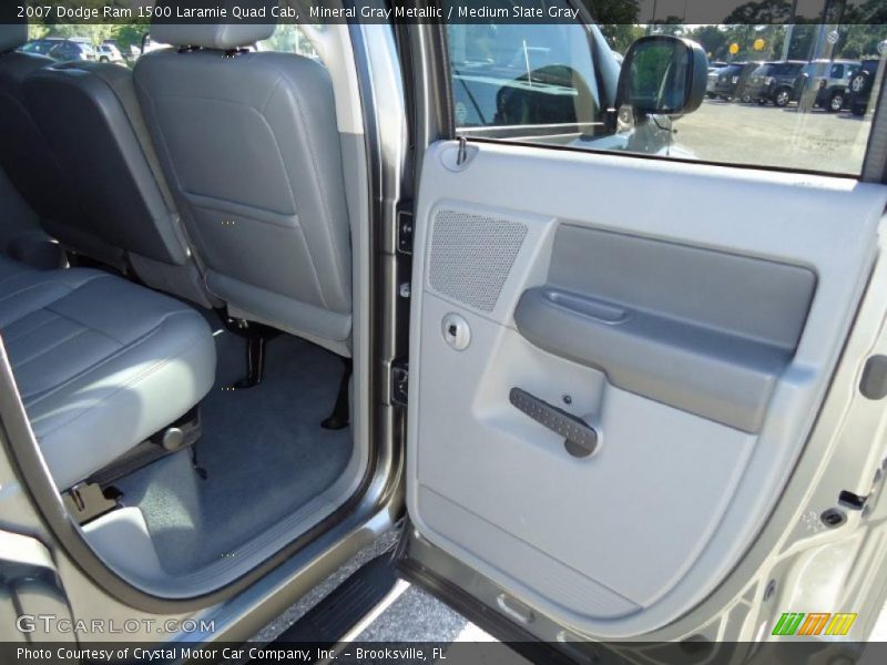 Mineral Gray Metallic / Medium Slate Gray 2007 Dodge Ram 1500 Laramie Quad Cab