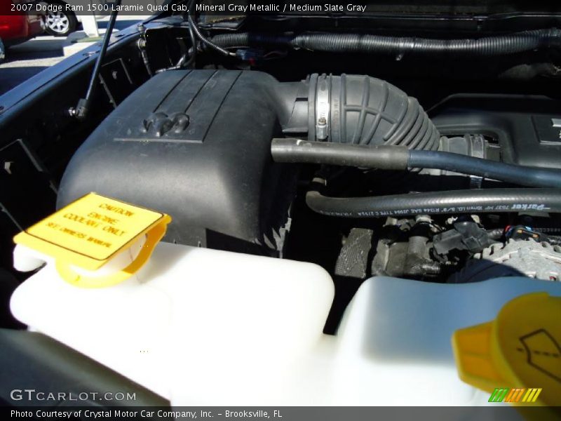 Mineral Gray Metallic / Medium Slate Gray 2007 Dodge Ram 1500 Laramie Quad Cab