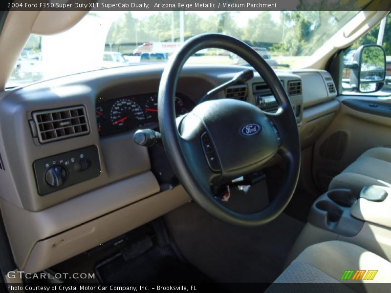 Dashboard of 2004 F350 Super Duty XLT SuperCab Dually