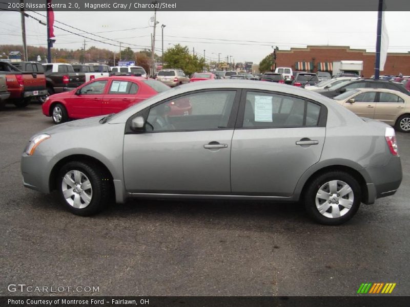Magnetic Gray / Charcoal/Steel 2008 Nissan Sentra 2.0