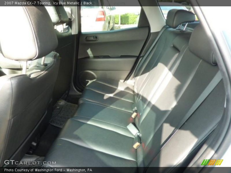 Icy Blue Metallic / Black 2007 Mazda CX-7 Touring