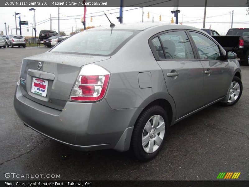 Magnetic Gray / Charcoal/Steel 2008 Nissan Sentra 2.0