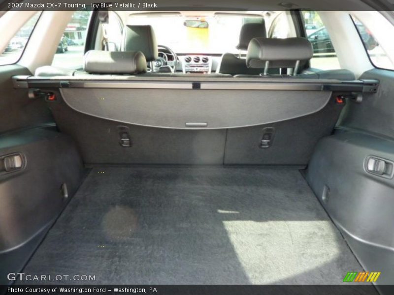 Icy Blue Metallic / Black 2007 Mazda CX-7 Touring