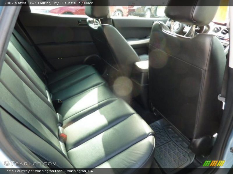 Icy Blue Metallic / Black 2007 Mazda CX-7 Touring