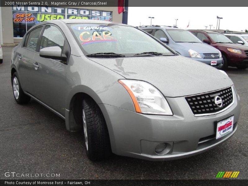Magnetic Gray / Charcoal/Steel 2008 Nissan Sentra 2.0