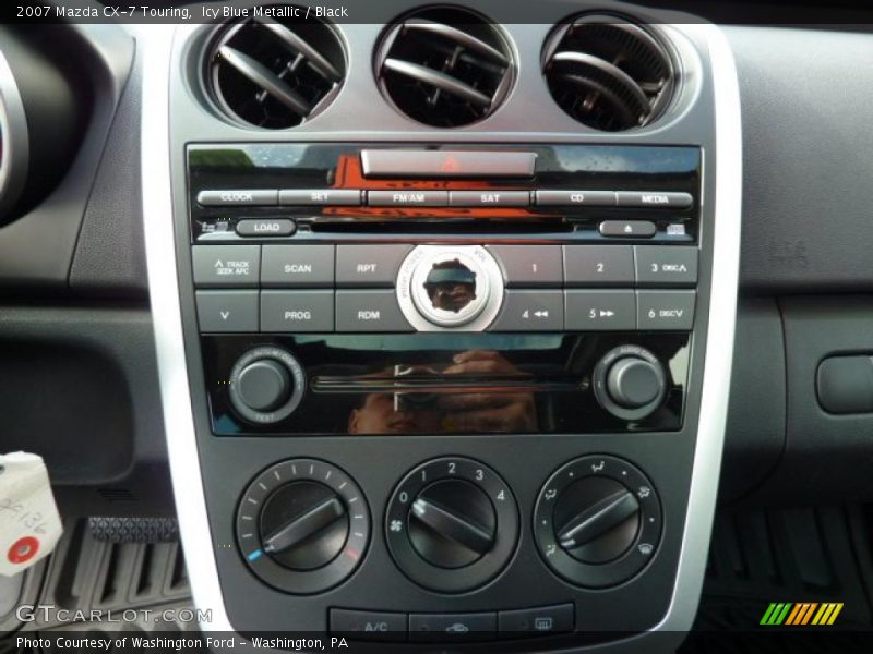 Icy Blue Metallic / Black 2007 Mazda CX-7 Touring