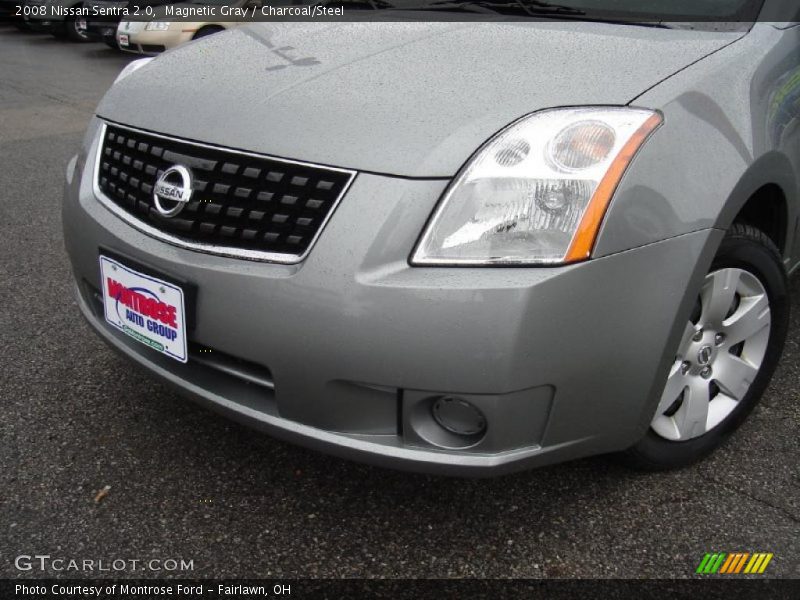 Magnetic Gray / Charcoal/Steel 2008 Nissan Sentra 2.0