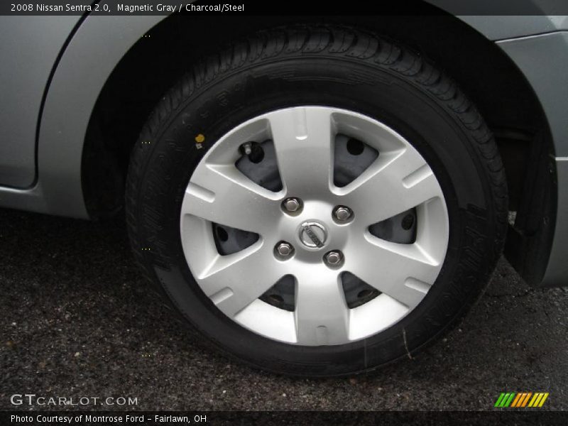 Magnetic Gray / Charcoal/Steel 2008 Nissan Sentra 2.0