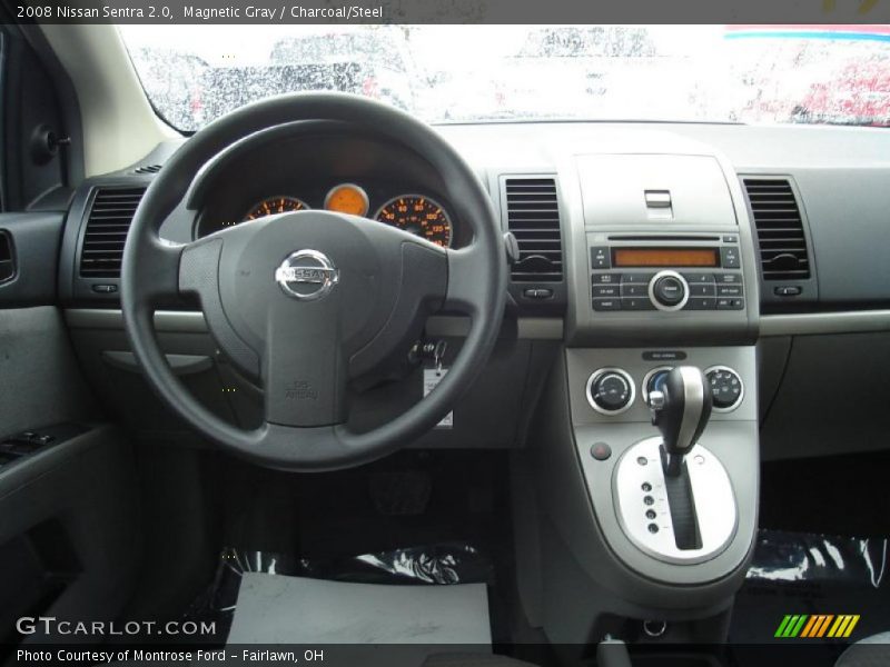 Magnetic Gray / Charcoal/Steel 2008 Nissan Sentra 2.0