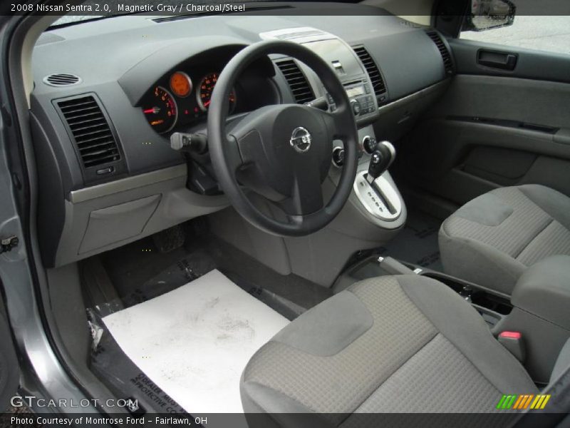 Magnetic Gray / Charcoal/Steel 2008 Nissan Sentra 2.0