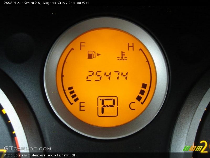 Magnetic Gray / Charcoal/Steel 2008 Nissan Sentra 2.0