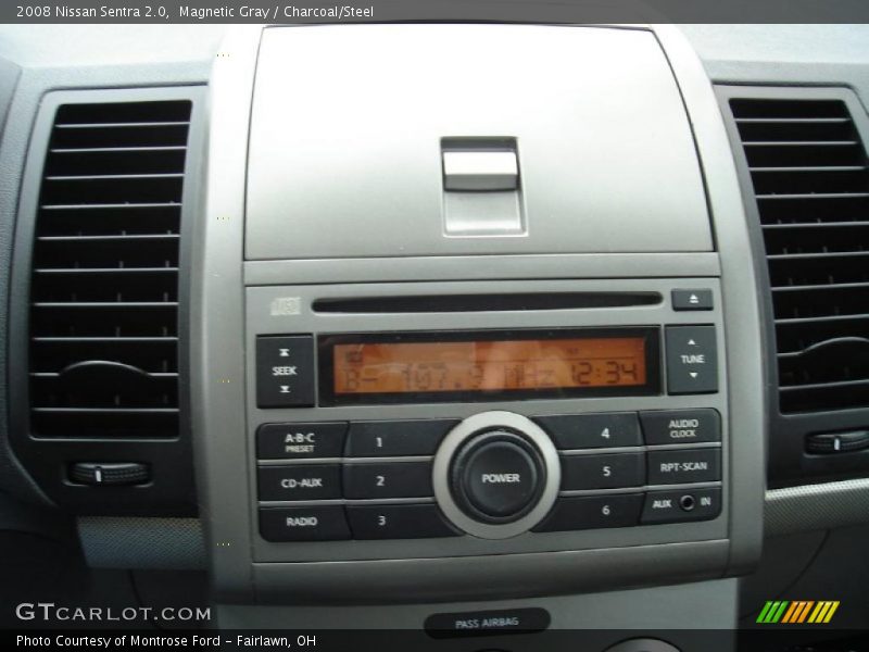 Magnetic Gray / Charcoal/Steel 2008 Nissan Sentra 2.0