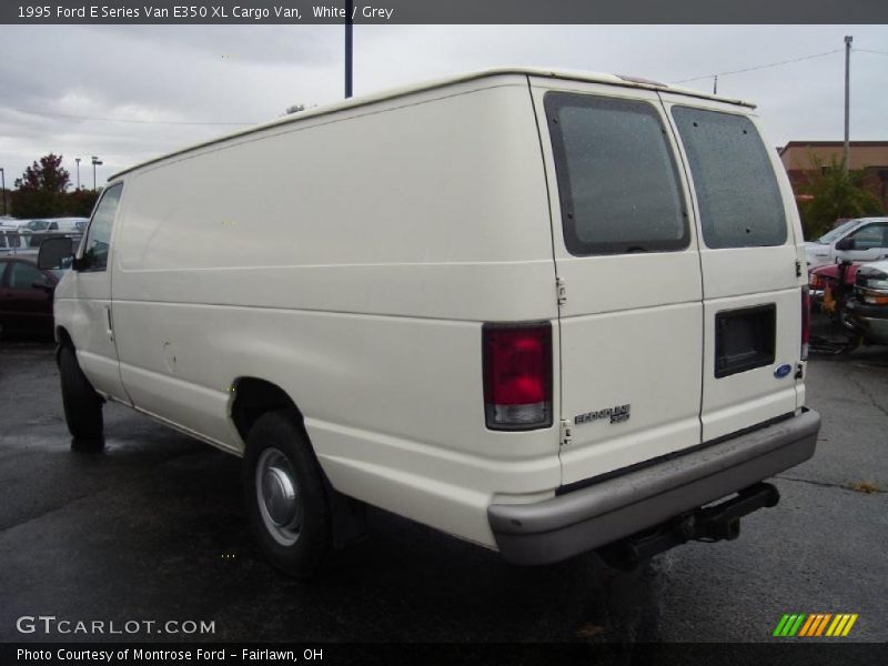 White / Grey 1995 Ford E Series Van E350 XL Cargo Van