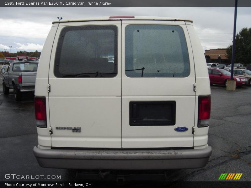 White / Grey 1995 Ford E Series Van E350 XL Cargo Van