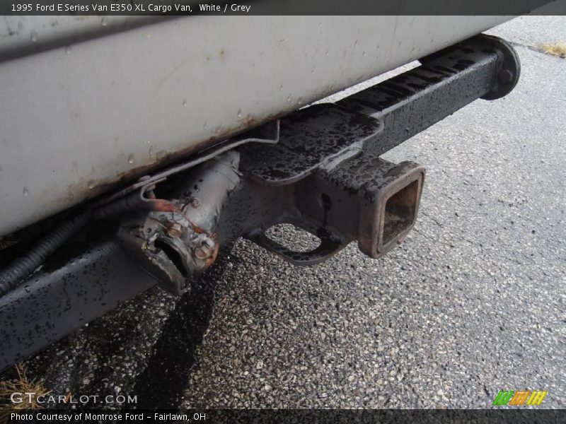 White / Grey 1995 Ford E Series Van E350 XL Cargo Van