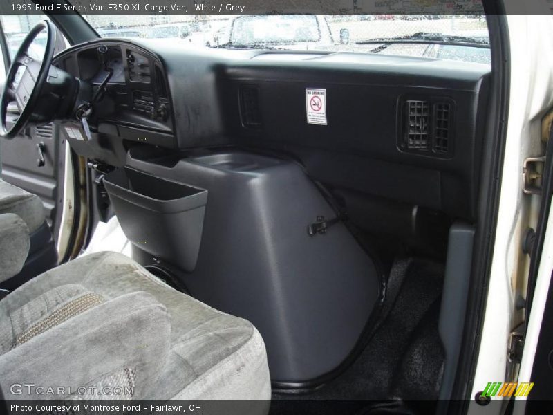 White / Grey 1995 Ford E Series Van E350 XL Cargo Van