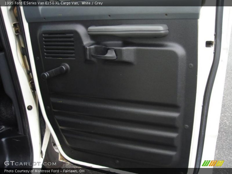 White / Grey 1995 Ford E Series Van E350 XL Cargo Van