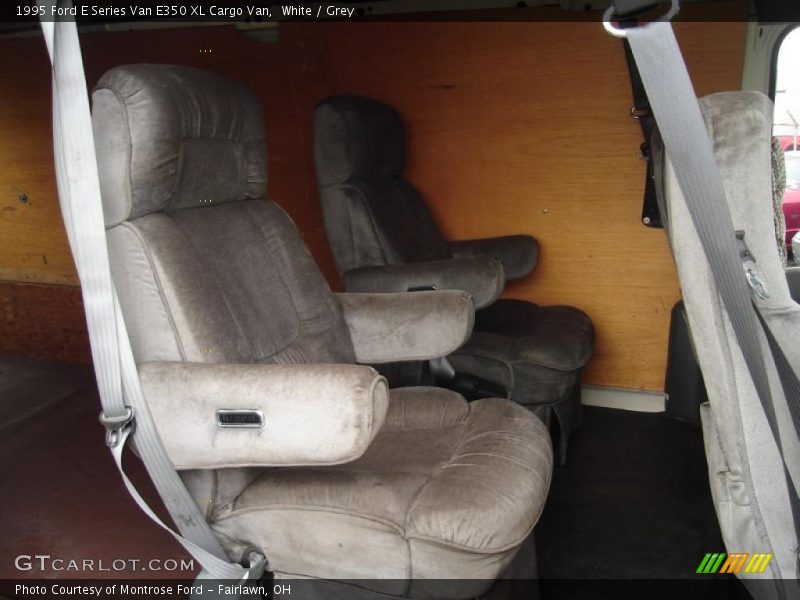 White / Grey 1995 Ford E Series Van E350 XL Cargo Van