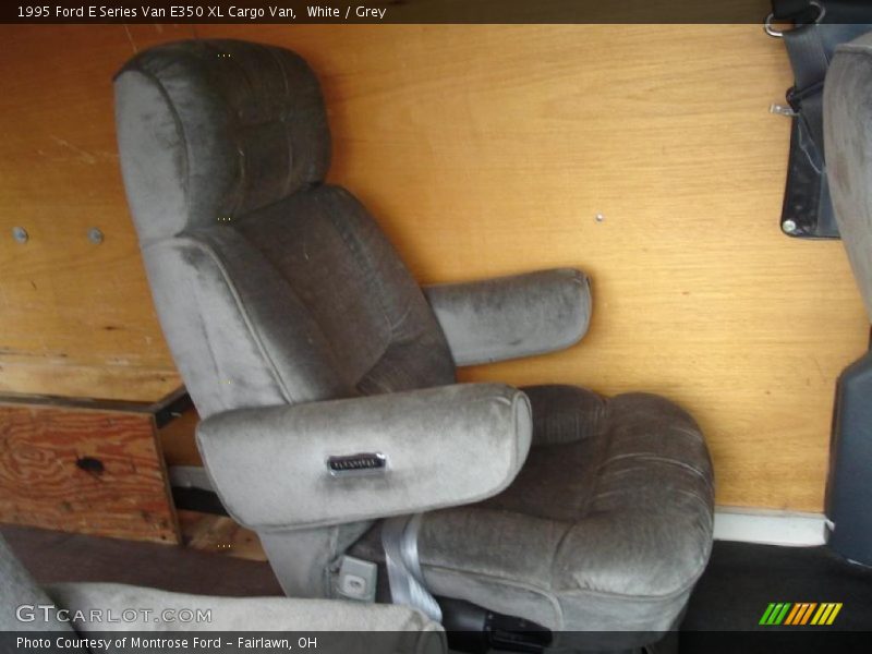 White / Grey 1995 Ford E Series Van E350 XL Cargo Van