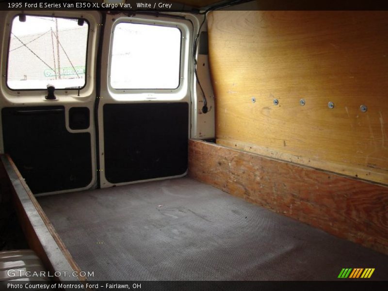 White / Grey 1995 Ford E Series Van E350 XL Cargo Van