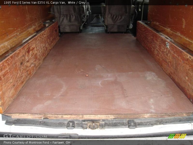 White / Grey 1995 Ford E Series Van E350 XL Cargo Van