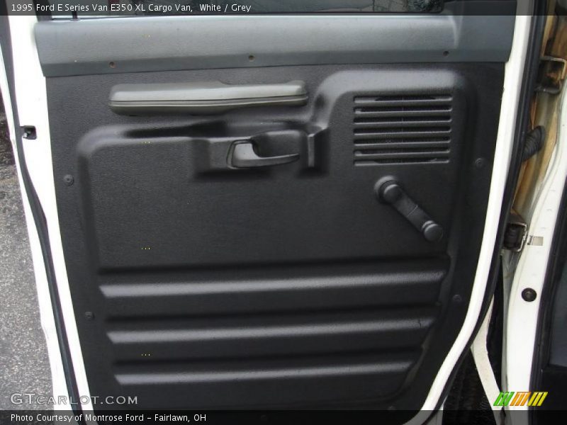 White / Grey 1995 Ford E Series Van E350 XL Cargo Van