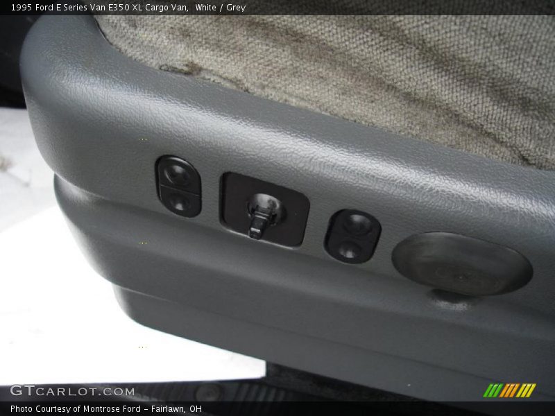 White / Grey 1995 Ford E Series Van E350 XL Cargo Van
