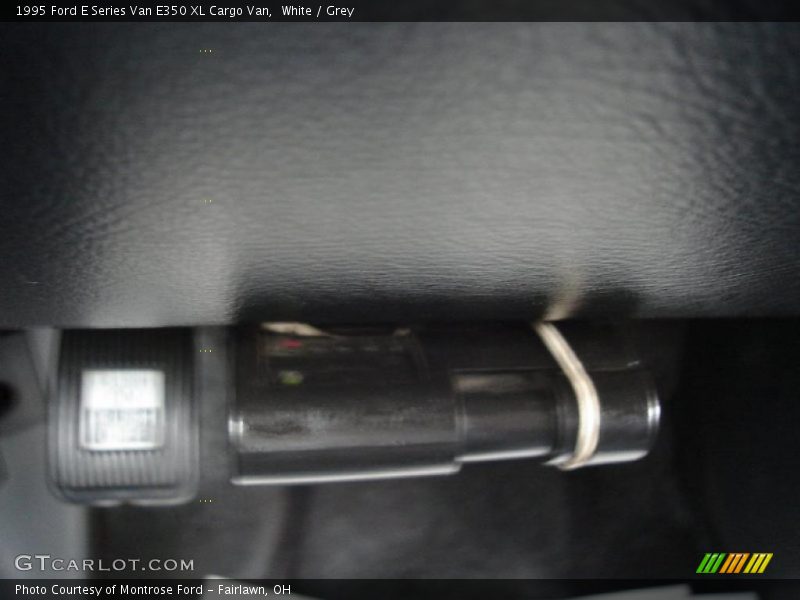 White / Grey 1995 Ford E Series Van E350 XL Cargo Van