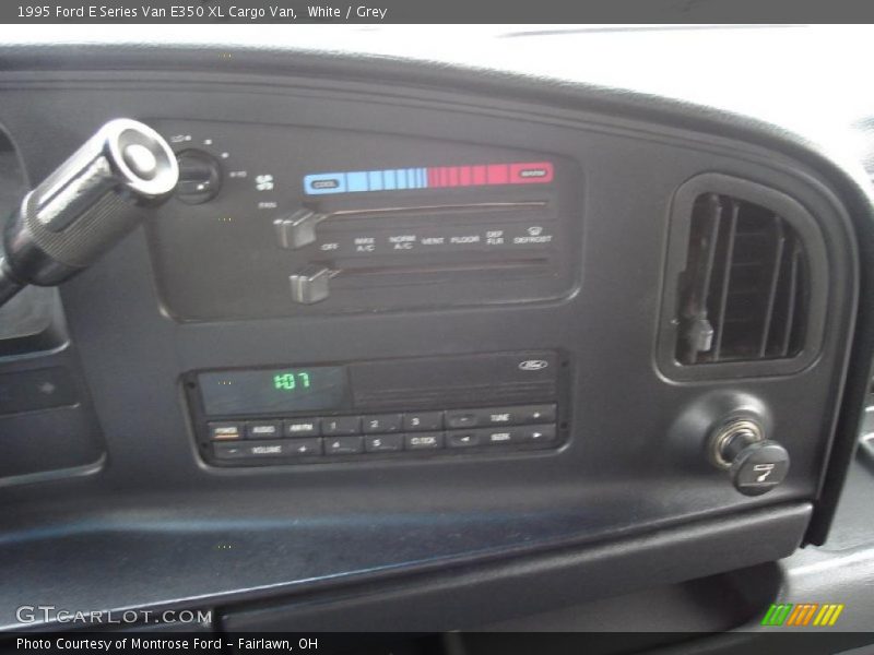 White / Grey 1995 Ford E Series Van E350 XL Cargo Van