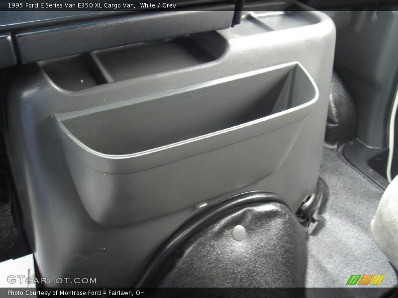 White / Grey 1995 Ford E Series Van E350 XL Cargo Van