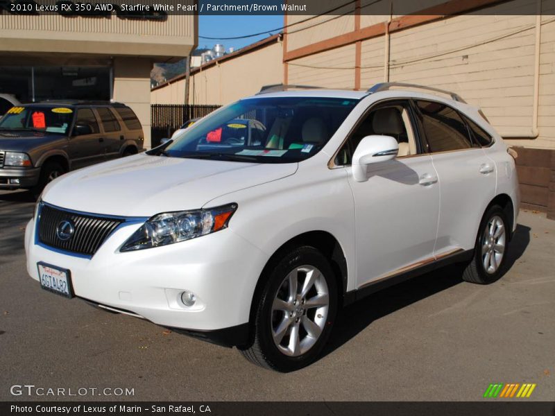 Front 3/4 View of 2010 RX 350 AWD