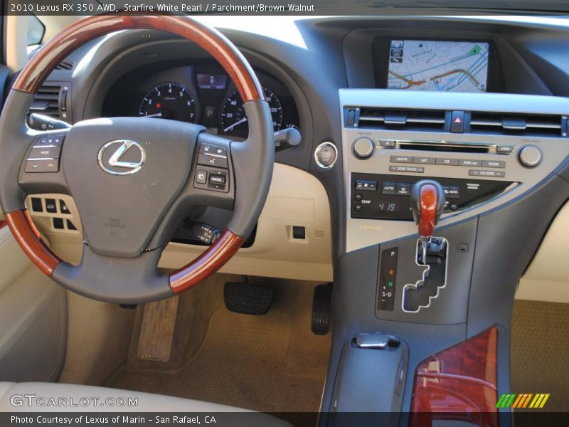 Dashboard of 2010 RX 350 AWD