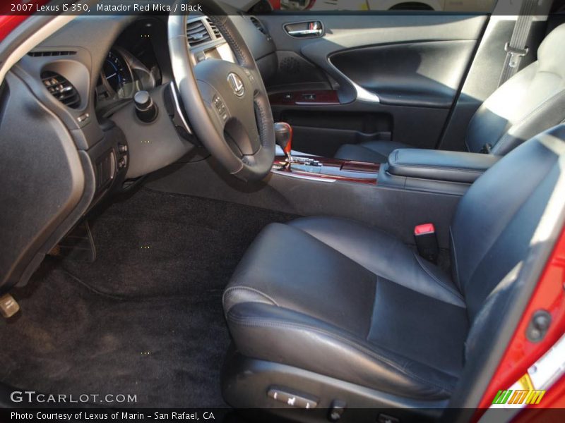  2007 IS 350 Black Interior