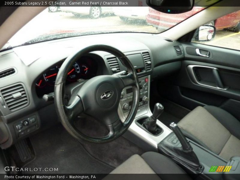Charcoal Black Interior - 2005 Legacy 2.5 GT Sedan 