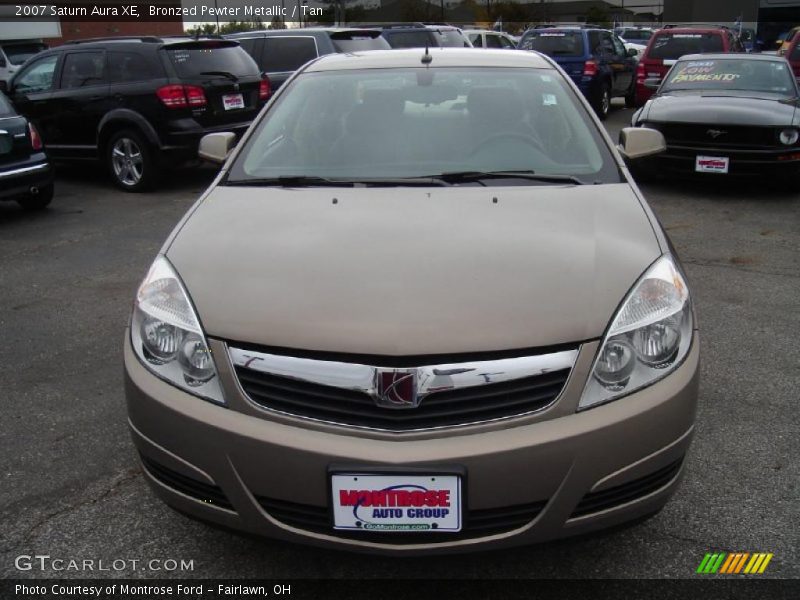 Bronzed Pewter Metallic / Tan 2007 Saturn Aura XE