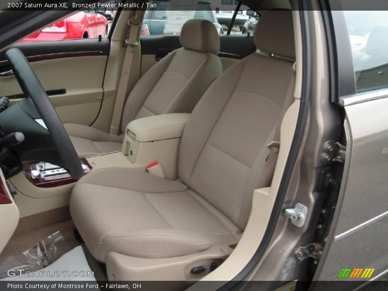 Bronzed Pewter Metallic / Tan 2007 Saturn Aura XE