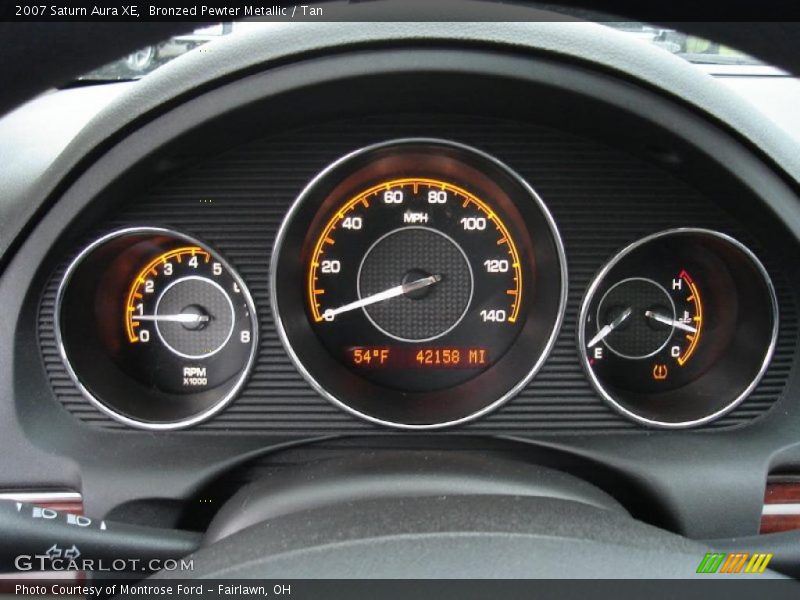  2007 Aura XE XE Gauges