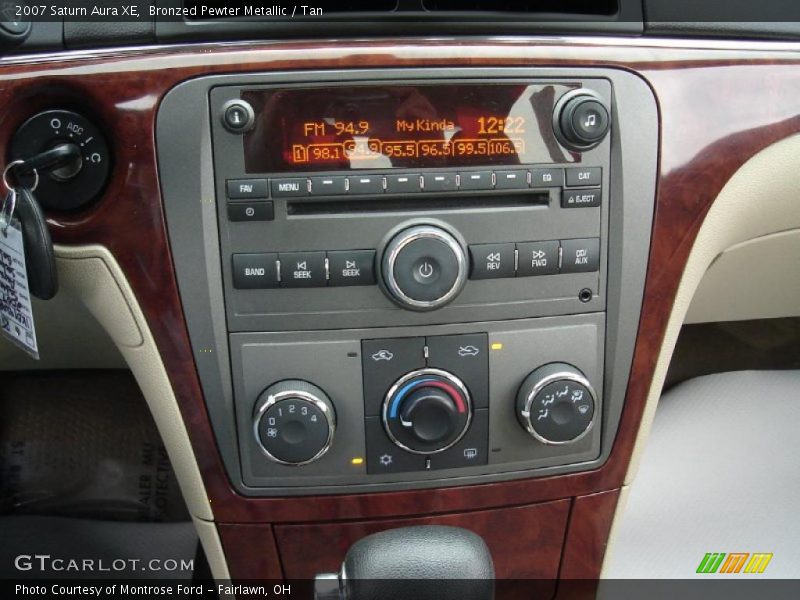 Bronzed Pewter Metallic / Tan 2007 Saturn Aura XE