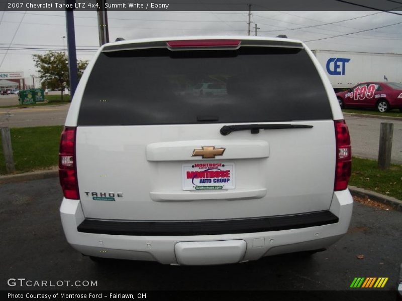 Summit White / Ebony 2007 Chevrolet Tahoe LTZ 4x4
