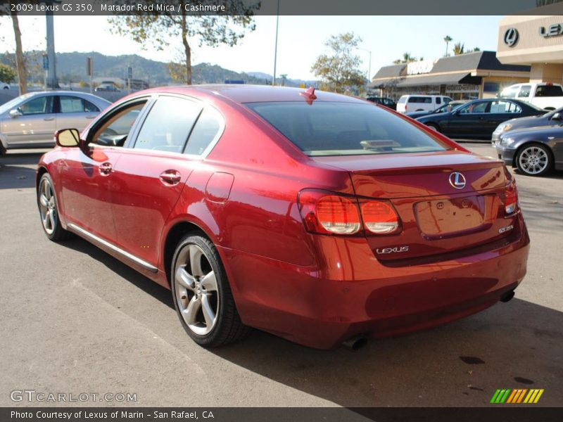 Matador Red Mica / Cashmere 2009 Lexus GS 350