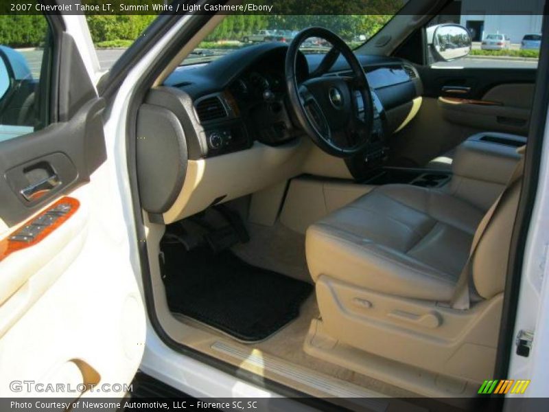 Summit White / Light Cashmere/Ebony 2007 Chevrolet Tahoe LT
