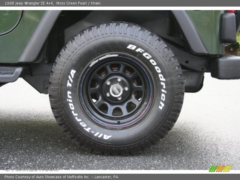 Moss Green Pearl / Khaki 1998 Jeep Wrangler SE 4x4