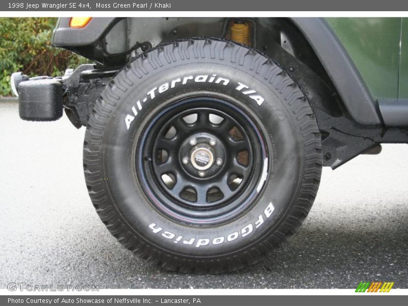 Moss Green Pearl / Khaki 1998 Jeep Wrangler SE 4x4